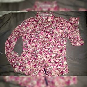 TOMMY HILFIGER Women's Floral Button Down Shirt